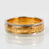 RING, 18k guld och vitguld, vikt ca 8,9 g