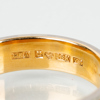 RING, 18k guld och vitguld, vikt ca 8,9 g
