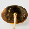 MANSCHETTKANPPAR, 1 par, 18k guld, tot vikt ca 3,3 g