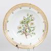 ROYAL COPENHAGEN, djup tallrik, porslin, Flora Danica, modellnr 3546