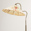 GOLVLAMPA, mässing, swedish modern, 1930-/40-tal