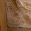 OSCAR ANTONSSON (1898-1960), väggrelief, lergods, signerad