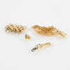 SAMLING GULD, 4 del, 18k guld, tot vikt ca 4,5 g
