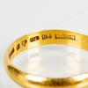 RING, 23k guld, vikt ca 3,9 g
