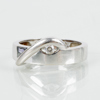 RING, 14k vitguld, vikt ca 3,4 g