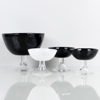 SKÅLAR PÅ FOT, 4 st, glas, Jelly Bean, by Ingela Benson, 2000-tal