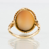 RING, 18k guld, camé, tot vikt ca 5,3 g