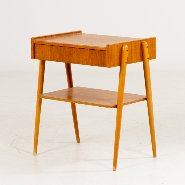 SÄNGBORD, teak, 1950-/60-tal