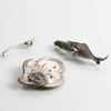 BROSCHER, 3 st, silver, 1900-talets första hälft 