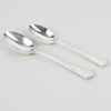 KAFFESKEDAR, 9 st, silver, 1946, tot vikt ca 190 g