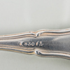 KAFFESKEDAR, 9 st, silver, 1946, tot vikt ca 190 g