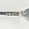 SILVERBESTICK, 6 del, silver, 1900-talets första hälft, tot vikt ca 210 g
