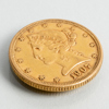 MYNT, 21,6 k guld, five dollars, United States of America, vikt ca 8,4 g