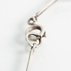 COLLIER, sterlingsilver och ametister, 1900-talets mitt