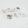 SAMLING SILVERBESTICK, 10 del, silver, 1900-tal, tot vikt exkl kniv ca 180 g