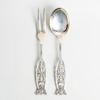 SERVERINGSBESTICK, 2 del, silver, 1900-tal, tot vikt ca 120 g