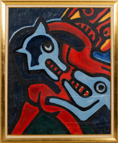 BENGT LINDSTRÖM (1925-2008), carborundumetsning, signerad och numrerad 58/85