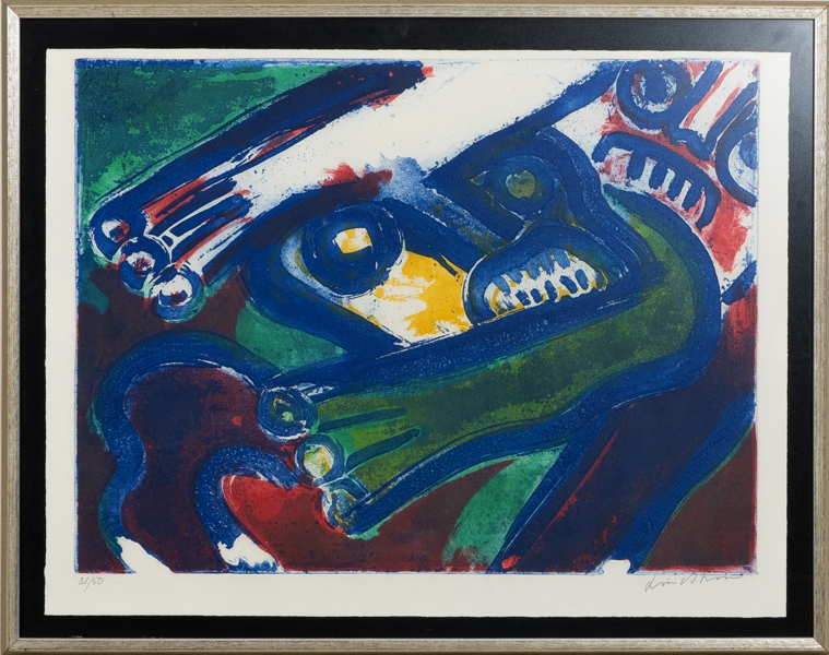 BENGT LINDSTRÖM (1925-2008), färglitografi, signerad och numrerad 31/50
