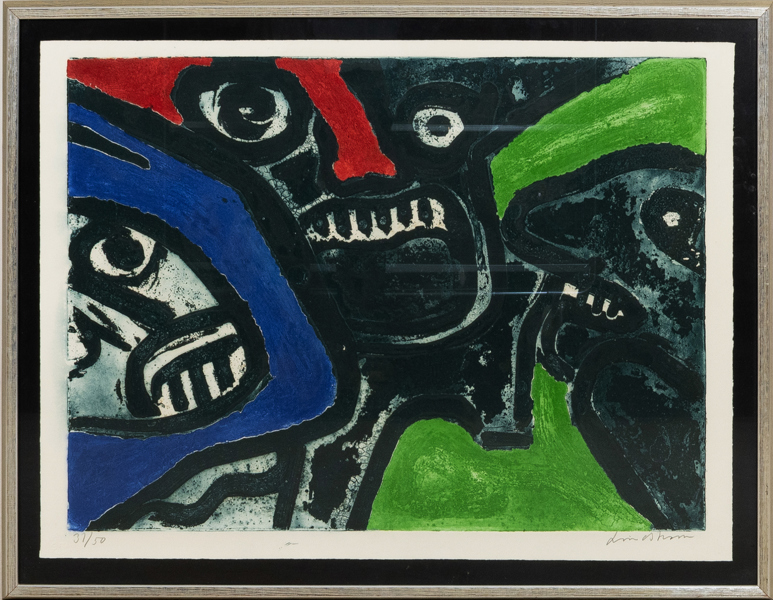 BENGT LINDSTRÖM (1925-2008), färglitografi, signerad och numrerad 31/50