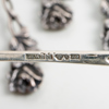 BESTICK, 9 del, silver, "Rosen", GEWE, 1900-talets mitt, tot vikt ca 115 g 