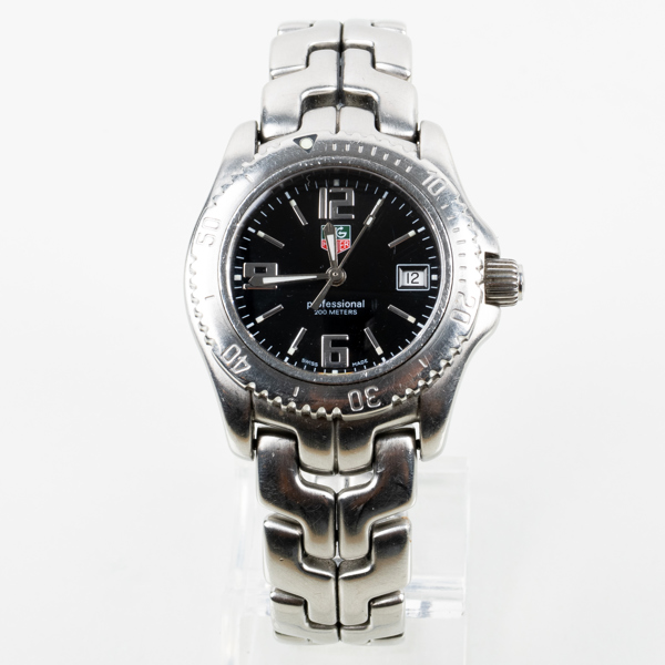 TAG HEUER, Professional, damarmbandsur, stål, år 2000