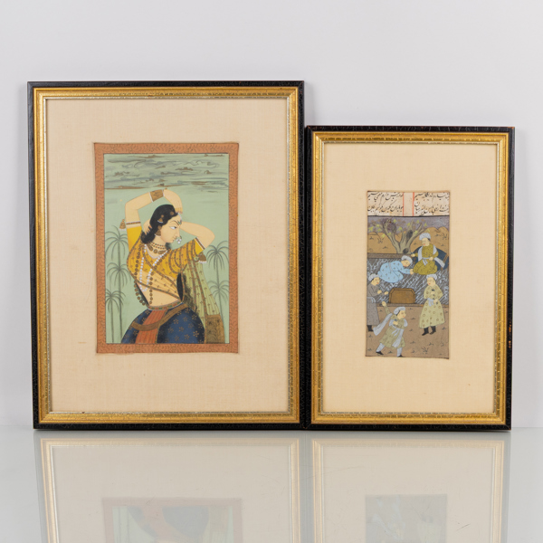 OKÄND KONSTNÄR, 2 st, blandtekniker, orientaliska