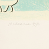 MADELEINE PYK (född 1934), färglitografi, signerad och numrerad 4/250