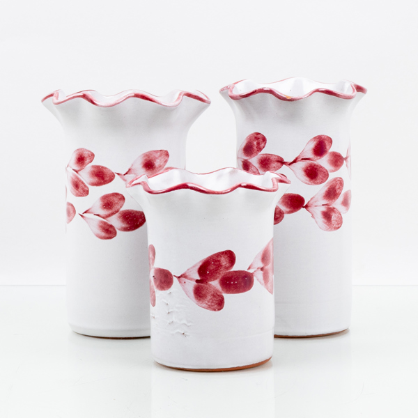 VASER, 3 st, lergods, Gabriel Keramik, 1900-talets andra hälft