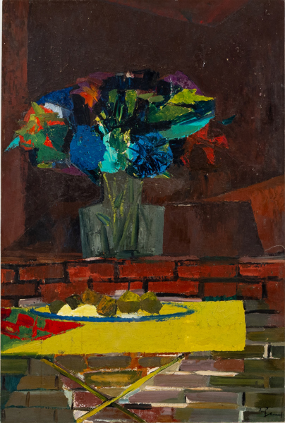 PAUL DAVIAUD (1910-2001), olja på pannå, signerad