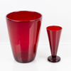 VASER, 2 st, glas, Reijmyre glasbruk, 1900-talets mitt