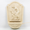 VÄGGLAMPA, keramik, 1900-talets första hälft