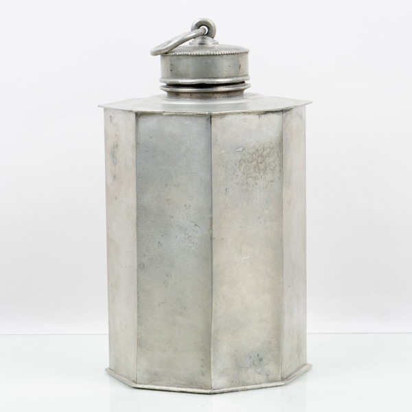 PRISMAFLASKA, med lock, tenn, 1967