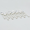 KAFFESKEDAR, 12 st, silver, GAB, 1990, tot vikt ca 185 g