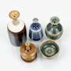 MINIATYRER, 5 st, stengods, Höganäs, 1900-tal