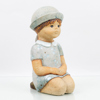 LISA LARSON, figur, stengods, "Sommarklädd", Gustavsberg studio