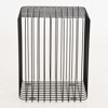 SIDOBORD, svartlackerad metall, 2000-tal