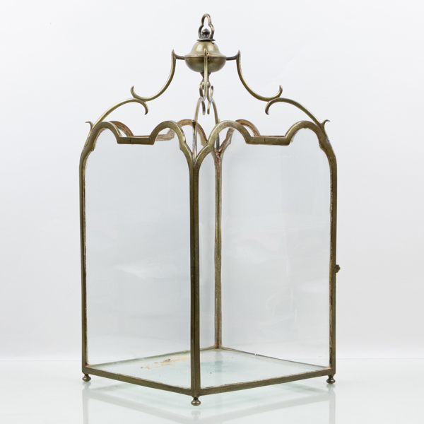 LYKTA, mässing och glas, 1700-tal