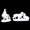 FIGURINER, 4 st, parian, 1800-/1900-tal