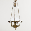 TAKFOTOGENLAMPA, mässing och glas, tidigt 1900-tal