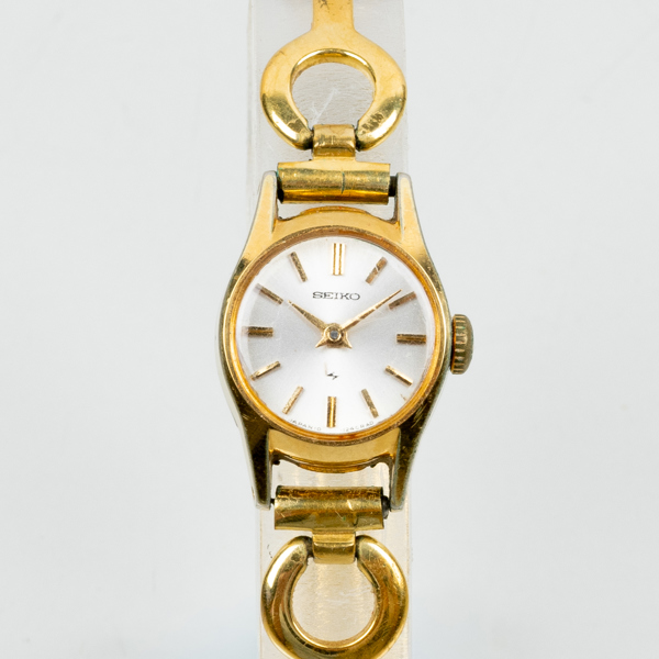 DAMARMBANDSUR, Seiko, gulddoublé, 1900-talets andra hälft