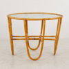 SOFFBORD, rotting och glas, 1900-talets mitt