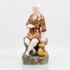 FIGUR OCH VASER, 3 del, keramik, asiatiska, 1900-/2000-tal