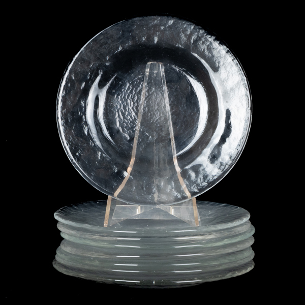 SERVISDELAR, 16 del, glas, "Rustika", Pukeberg, 1900-talets andra hälft