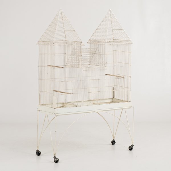 FÅGELBUR, metall, Honfleur, Normandie, sannolikt 1900-talets mitt