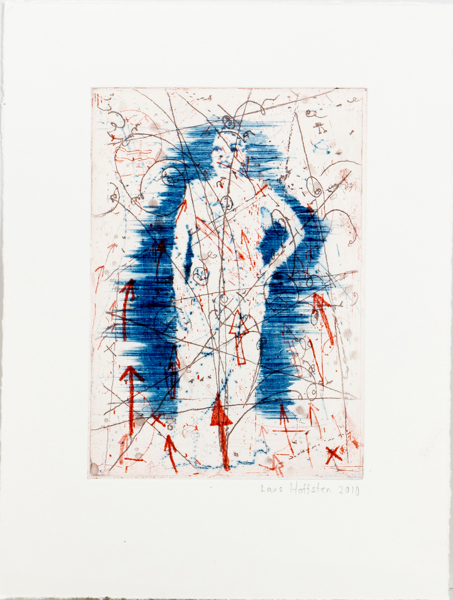 LARS HOFFSTEN (född 1954), etsning, signerad och daterad 2010