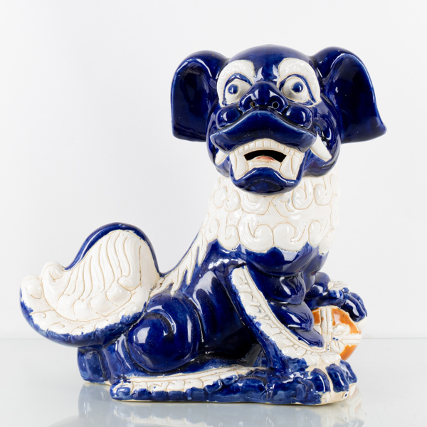 GOLVFIGUR, porslin, orientalisk, sannolikt 1900-talets andra hälft