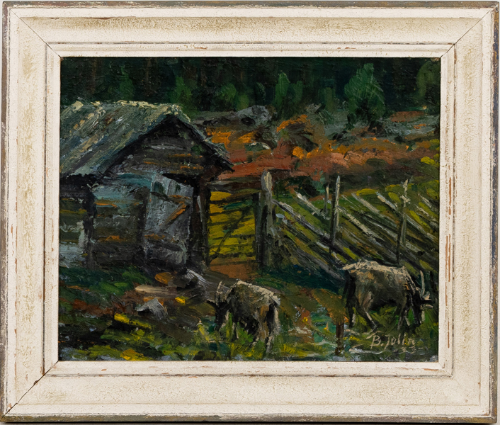 BJÖRN JULIN (1902-1971), olja på pannå, signerad
