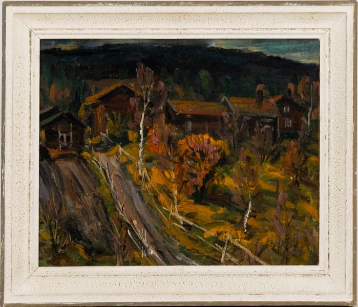 BJÖRN JULIN (1902-1971), olja på pannå, signerad och daterad -33