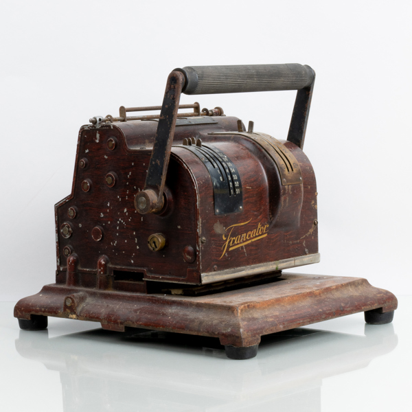 FRANKERINGSAPPARAT, Francator, tidigt 1900-tal