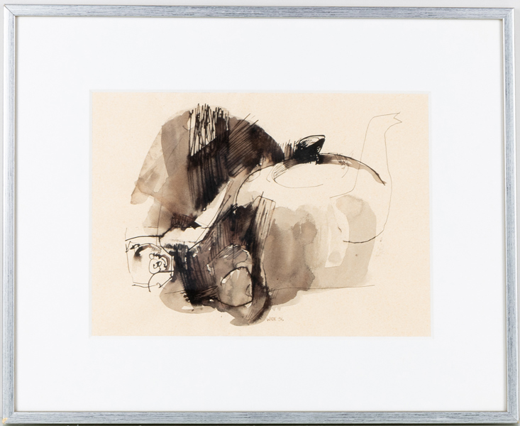 CHRISTER WIDE, tuschteckning, signerad och daterad 96